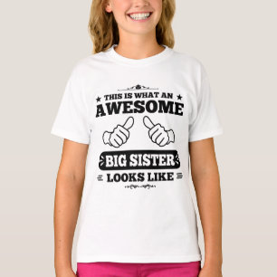 T-shirts Isto é que irmã mais velha impressionante olha