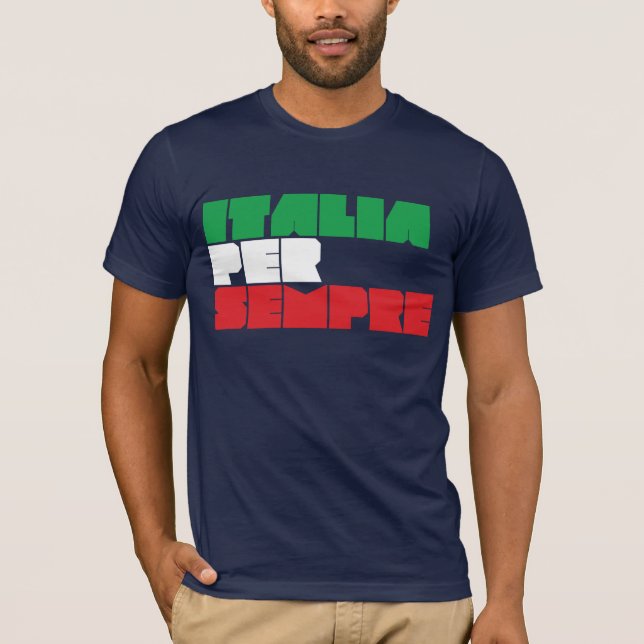 T-shirts Italia sempre (Frente)