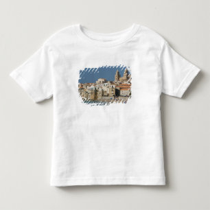 T-shirts Itália, Sicília, Cefalù, Vista da cidade com Duomo