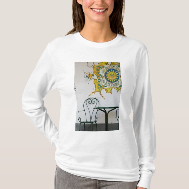 T-shirts ITÁLIA, Sicília, TAORMINA: Bam, Detalhes do Café B (Frente)