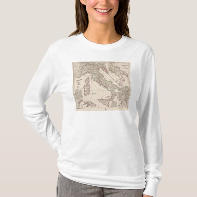 T-shirts Italia sob os Lombards (Frente)
