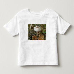 T-shirts Itens de Coordenação do Cogumelo de Parasol Branco