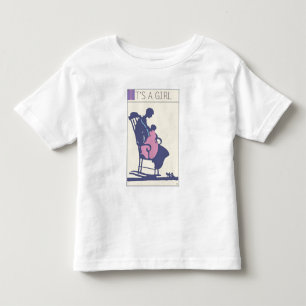 T-shirts <It's a Girl> pelo mineiro de Steve