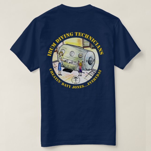 T-shirts IUBUM Tech Davy Jones (Verso do Design)