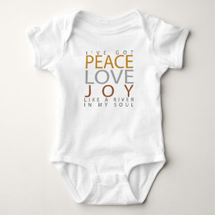 T-shirts I've obteve a paz como um rio