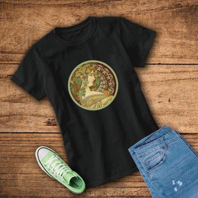 T-shirts Ivy Lithógrafo Alphonse Mucha (Criador carregado)