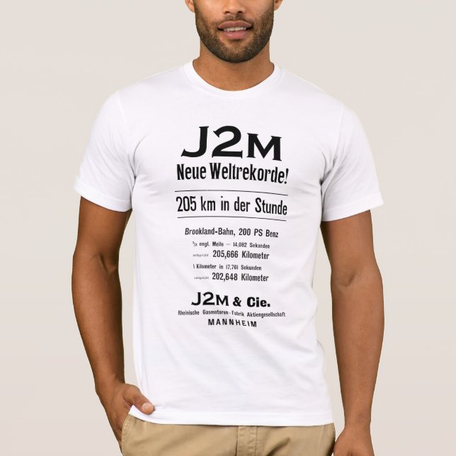 T-shirts J2M Neue Weltrekorde (Frente)