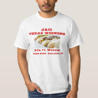 T-shirts J&G Texas Weiners - cão de pimentão - o #1 Weiner