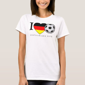 T-shirts J Love Football Alemanha 2010 futebol