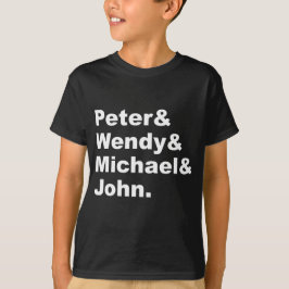 T-shirts J.M. Barrie's Peter Pan | Peter Wendy Michael John