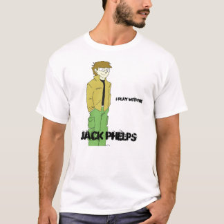 T-shirts Jack cartoonized, Jack Phelps, mim joga com fogo