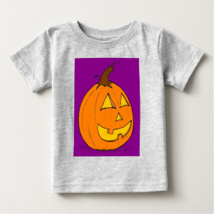 T-shirts Jack o' Lanterna Criança Roxa