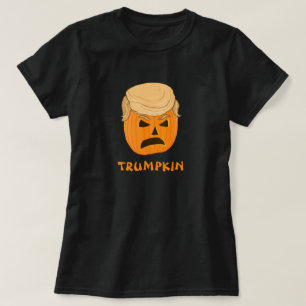 T-shirts Jack-o-lanterna engraçada da abóbora de Donald