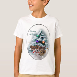 T-shirts Jack Russell Terrier presentes de Natal