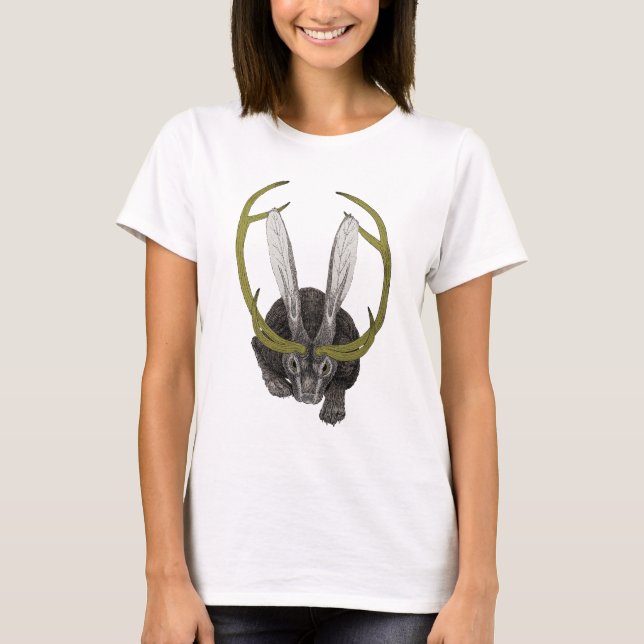 T-shirts Jackalope (Frente)