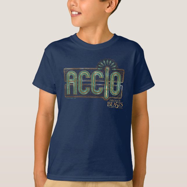 T-shirts Jade Art Deco ACCIO™ Spell Graphic (Frente)