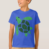Jade Green Sea Turtle Mosaico Trabalho de arte