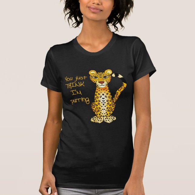 T-shirts Jaguar de ronrom (Frente)