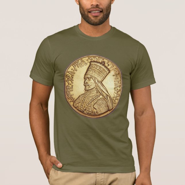 T-shirts Jah Army Shirt - Rastafari Haile Selassie - (Frente)