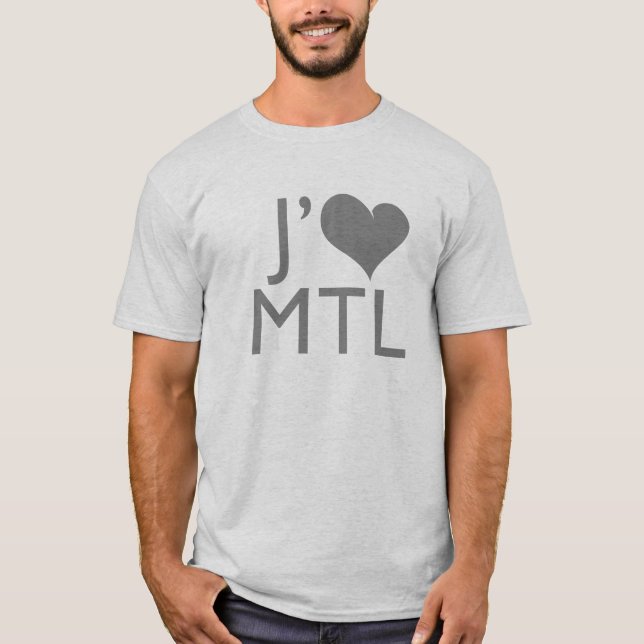 T-shirts J'aime Montreal (Frente)