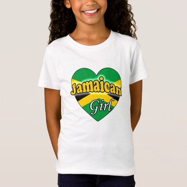 T-shirts Jamaican Girl (Frente)
