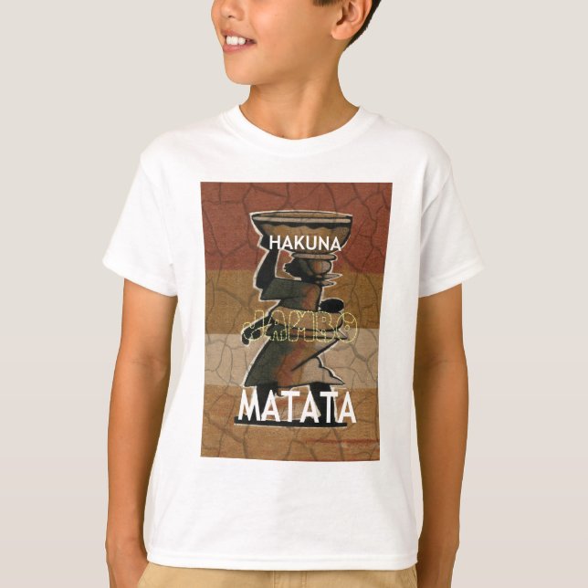 T-shirts Jambo Habari Hakuna Matata. (Frente)