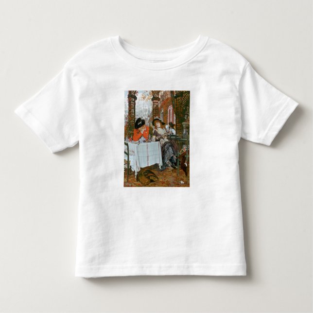 T-shirts James Jacques Joseph Tissot | um almoço (Frente)