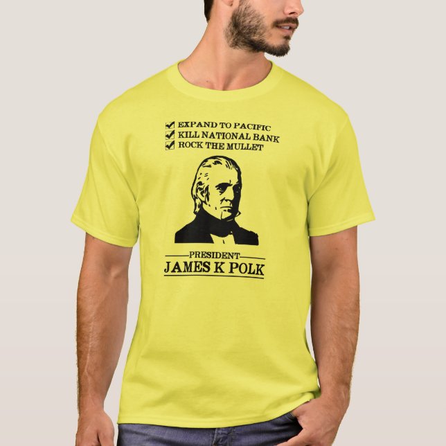 T-shirts James K Polk (Frente)
