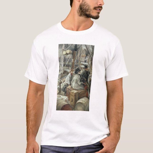 T-shirts James Tissot | pela água, c.1881-2 (Frente)