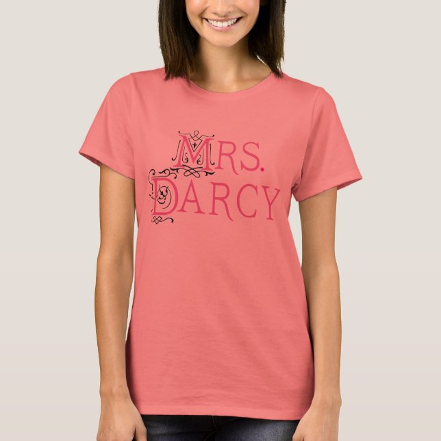 T-shirts Jane Austen Sra. Darcy Gift (Frente)