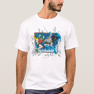 T-shirts Janela Batman & Robin Shatter