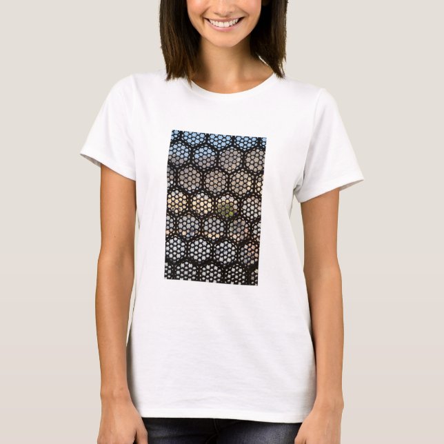 T-shirts Janela de Latência Geométrica, Índia (Frente)