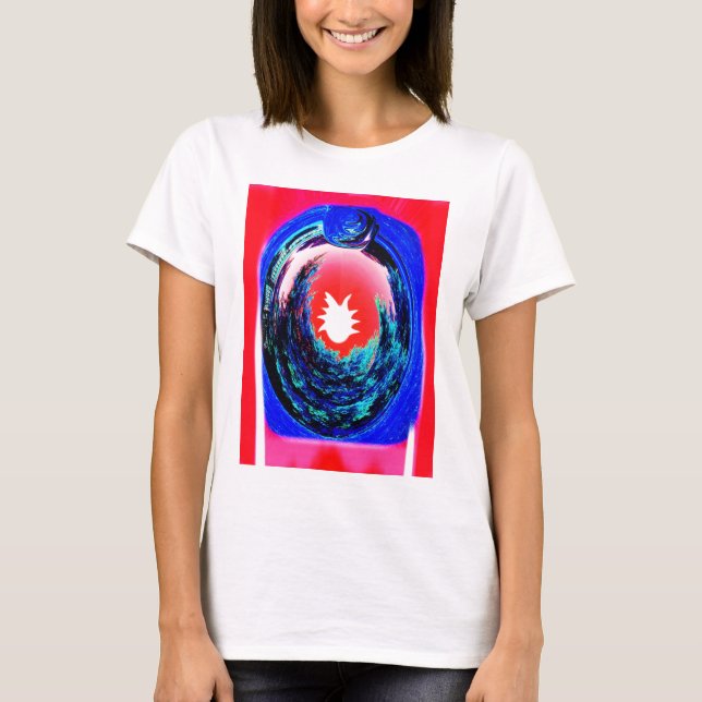 T-shirts Janela em tempo (Frente)