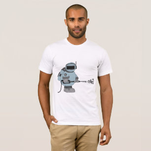 T-shirts Janitor Espacial Pulverizando Estrelas Astronauta 