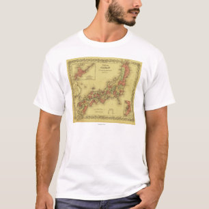 T-shirts JapanPanoramic MapJapan