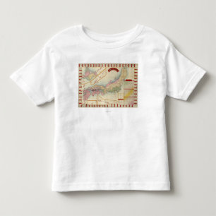 T-shirts JapanPanoramic MapJapan