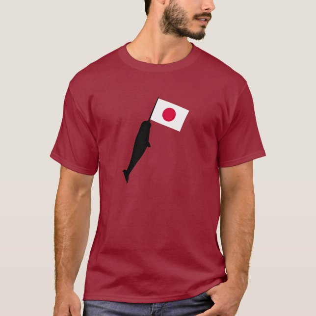 T-shirts Japão Narwhal (Frente)