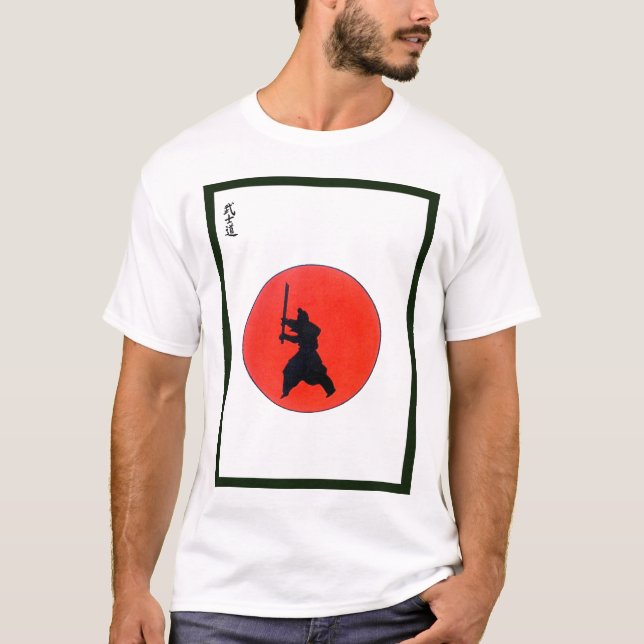 T-shirts Japonês Bushido Way Of Warrior (Frente)