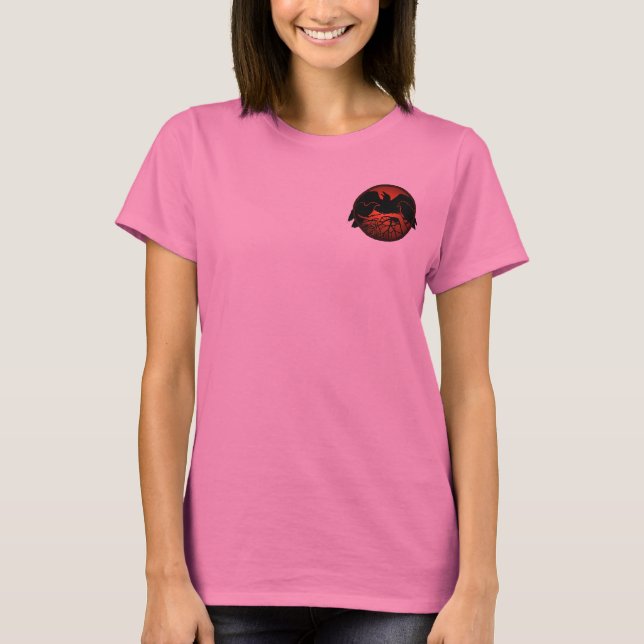 T-shirts Jaqueta de Arte Raven Jaqueta Esportiva Raven Crow (Frente)