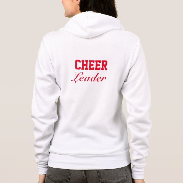 T-shirts Jaqueta de capuz cheerleader (Verso)