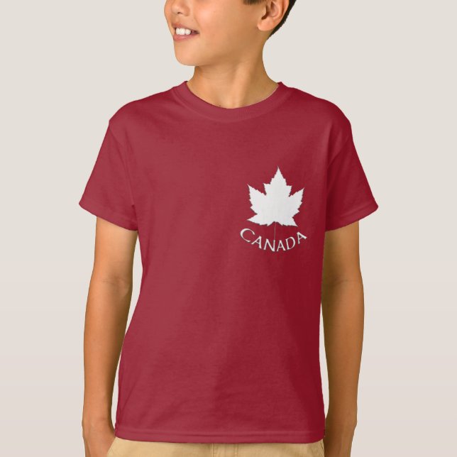 T-shirts Jaqueta do Canadá para personalizar o capuz do Can (Frente)