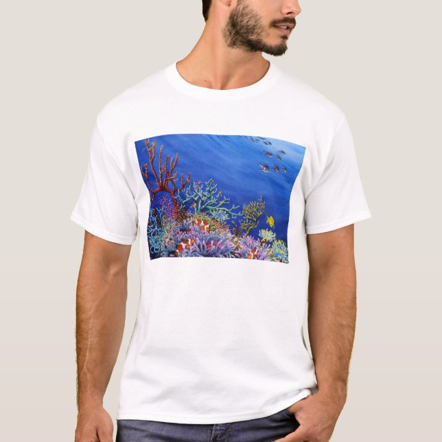T-shirts Jardim coral (Frente)