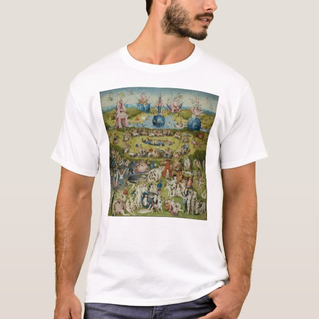 T-shirts Jardim de prazeres terrestres, 1490-1500 (Frente)