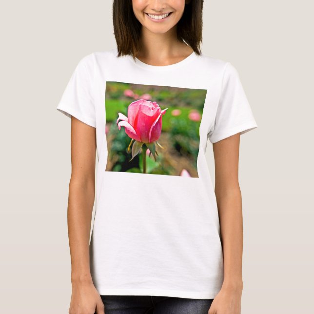 T-shirts Jardim Rosa Rosa Rosa Rosa Rosa Rosa (Frente)