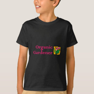 T-shirts Jardineiro orgânico - lírios de Calla