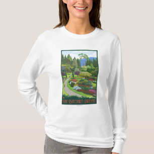 T-shirts Jardins de Butchart - baía de Brentwood