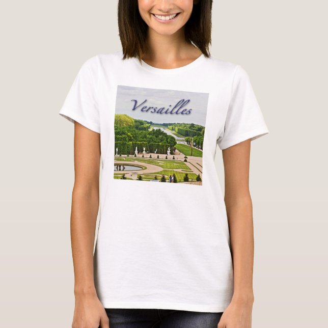 T-shirts Jardins do palácio de Versalhes (Frente)