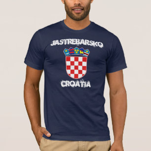T-shirts Jastrebarsko, Croácia com casaco de armas