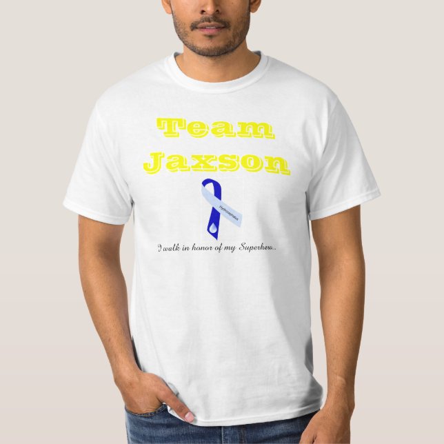 T-shirts jaxson da equipe (Frente)