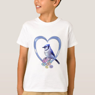 T-shirts Jay azul no coração